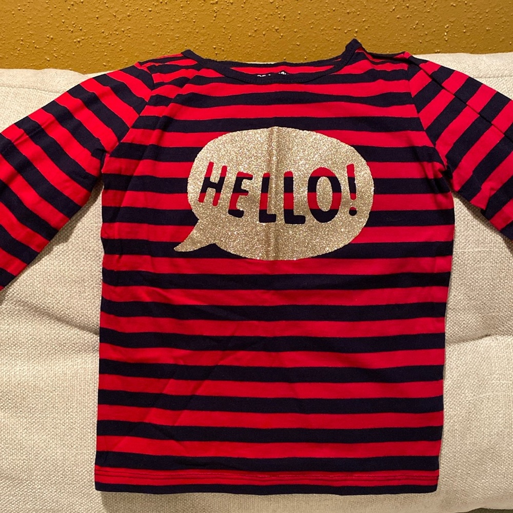 Red and Navy Stripe Tee! 🌷5 for $20